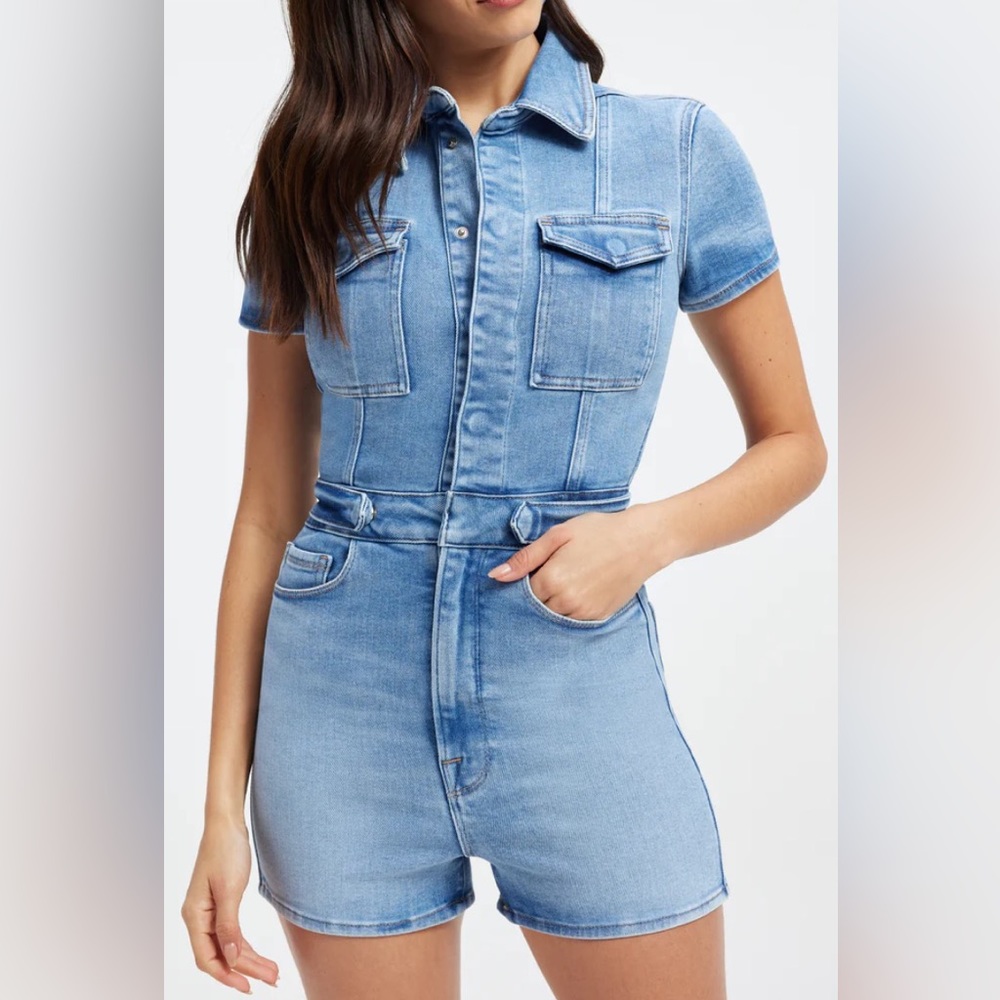 Fit for Success Short Jumpsuit - Blue274